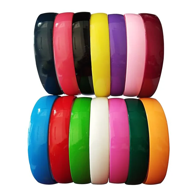 Solid Color Women Plastic Headband