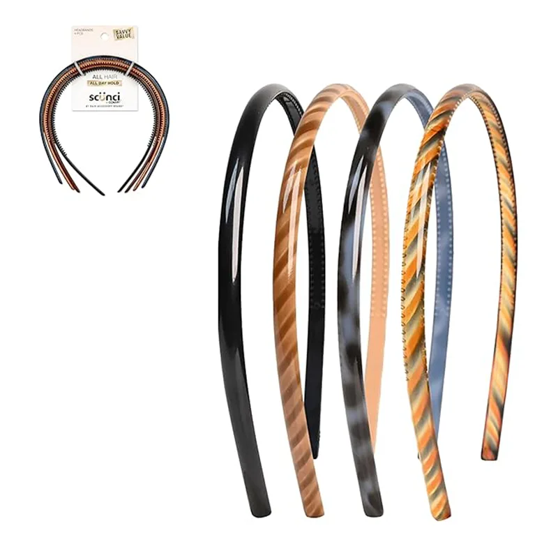 Stylische Comfort Twist Print-Stirnbänder aus Kunststoff